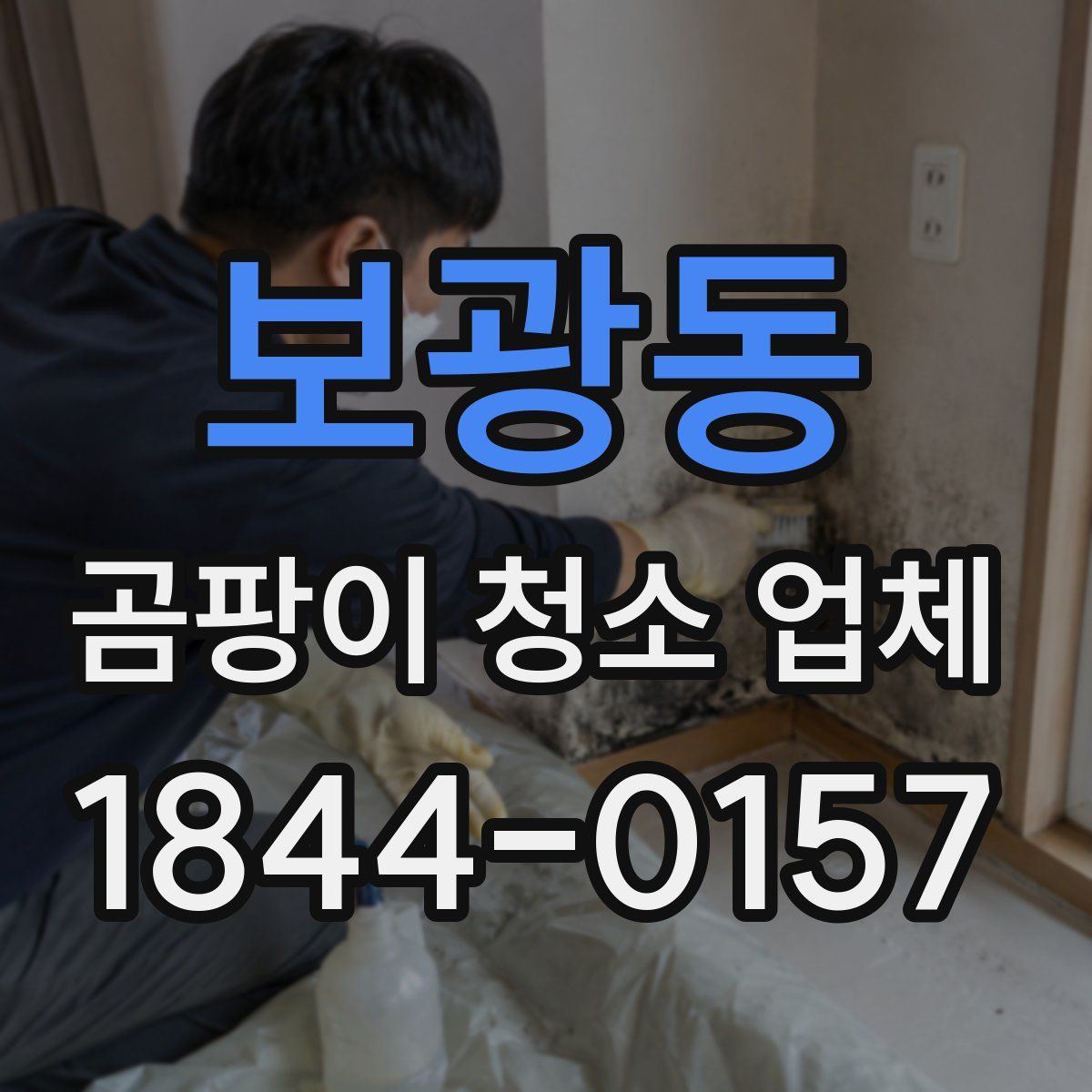 보광동 곰팡이 청소 업체