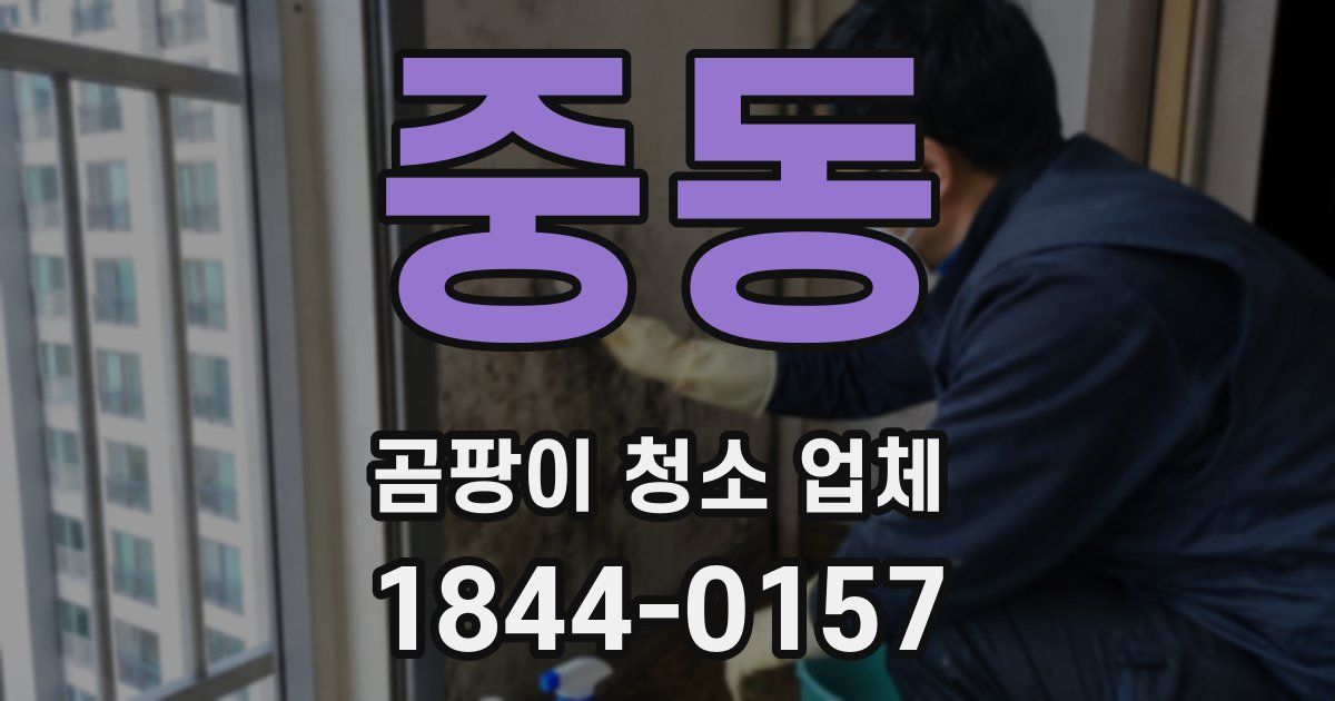 중동 곰팡이 청소 업체