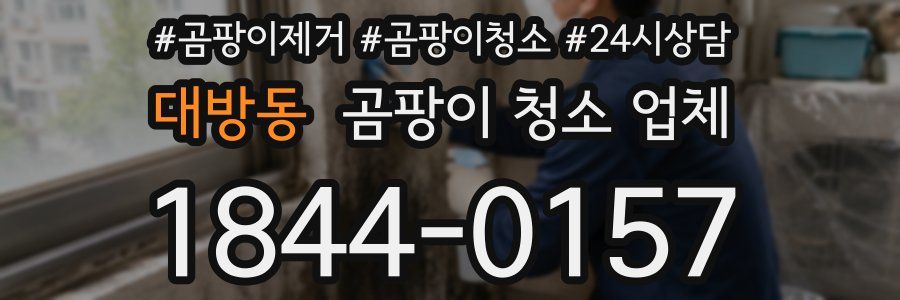 대방동 곰팡이 청소 업체