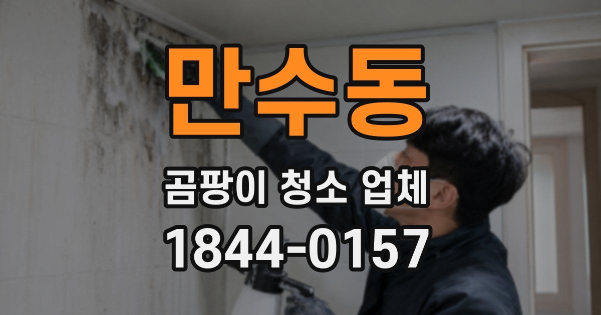 만수동 곰팡이 청소 업체