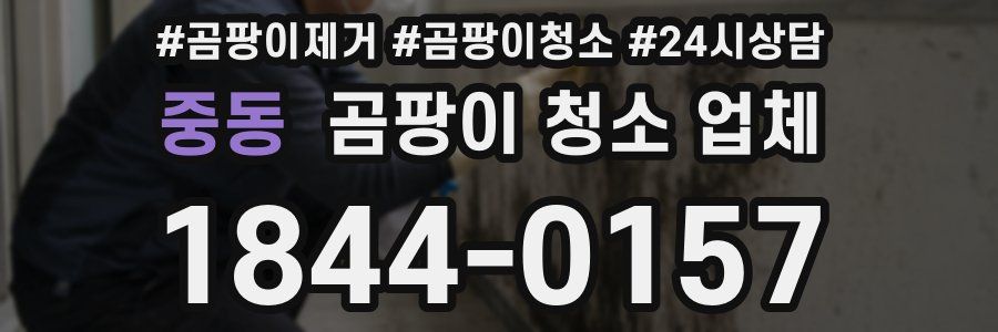 중동 곰팡이 청소 업체