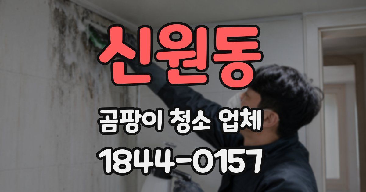 신원동 곰팡이 청소 업체