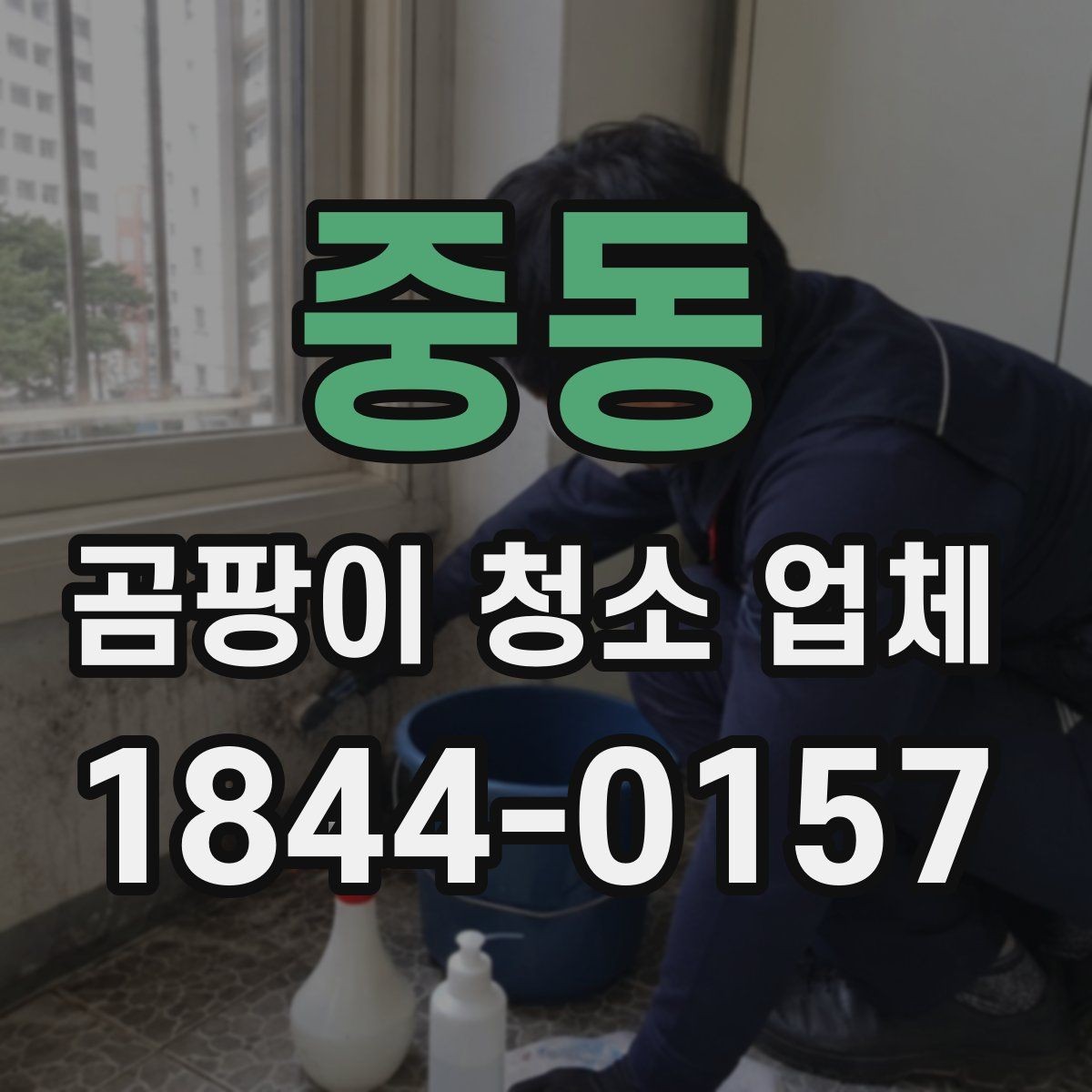 중동 곰팡이 청소 업체 오염 정도별 작업 시간과 범위