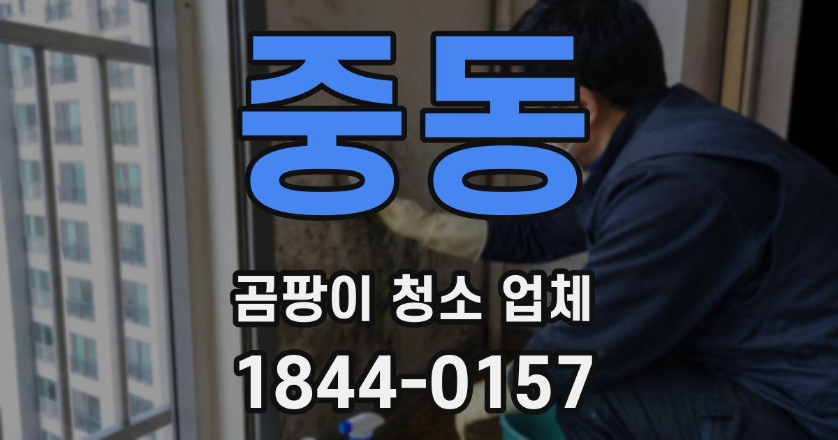중동 곰팡이 청소 업체