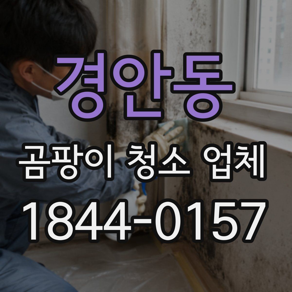 경안동 곰팡이 청소 업체 청소 장비 선택에 따른 처리 차이