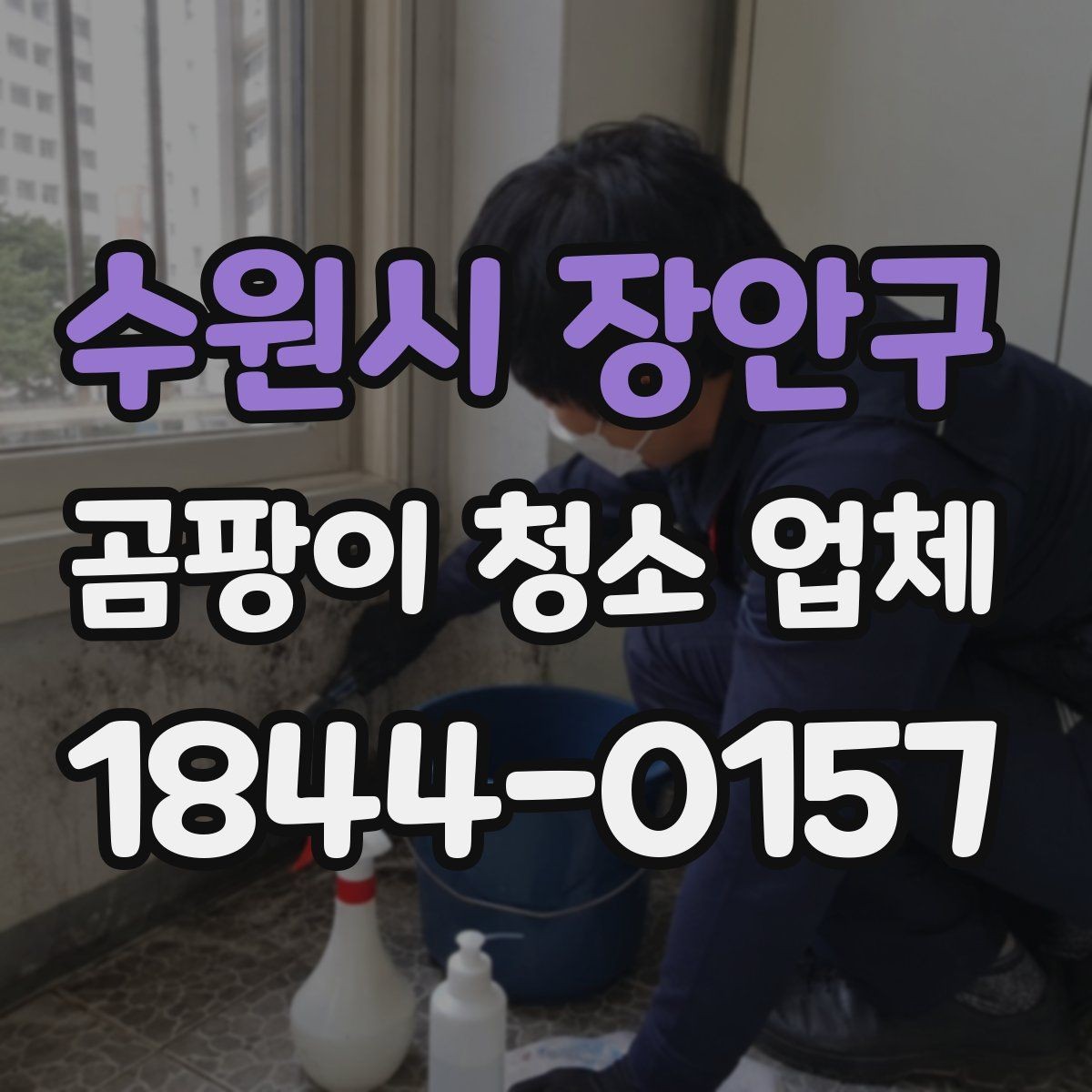 수원시 장안구 곰팡이 청소 업체 냄새가 쉽게 빠지지 않는 공간의 원인