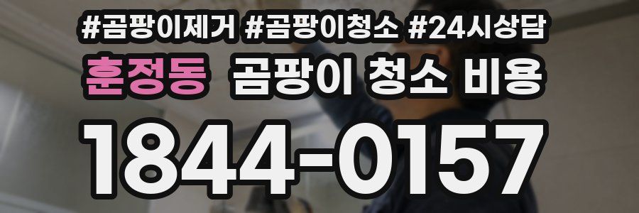 훈정동 곰팡이 청소 비용