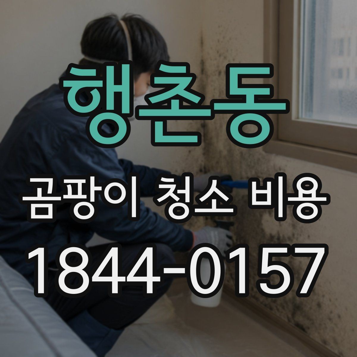 행촌동 곰팡이 청소 비용 베란다 결로가 넓게 퍼진 현장