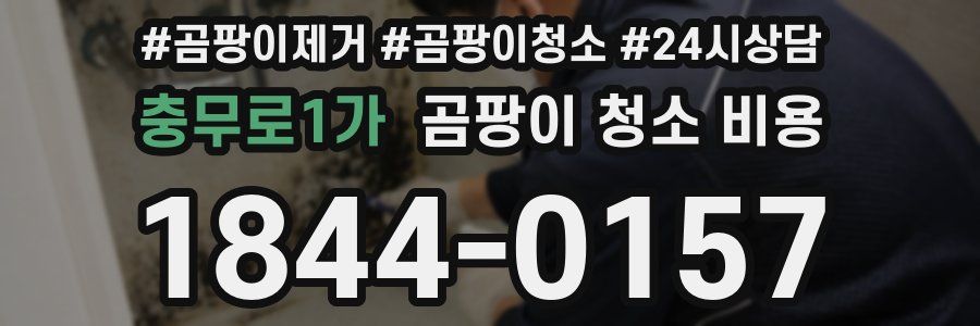 충무로1가 곰팡이 청소 비용