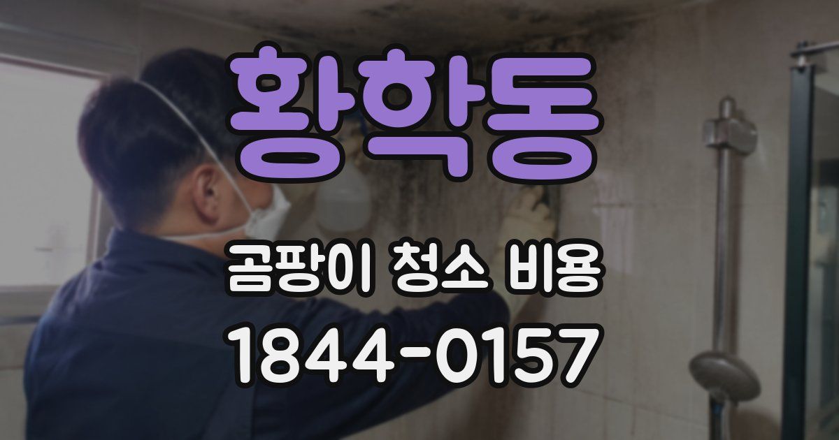 황학동 곰팡이 청소 비용