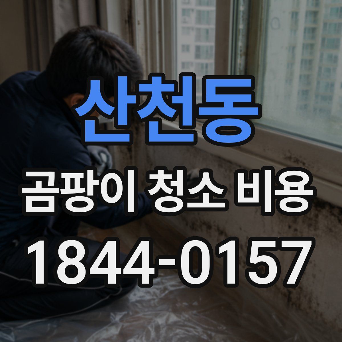 산천동 곰팡이 청소 비용