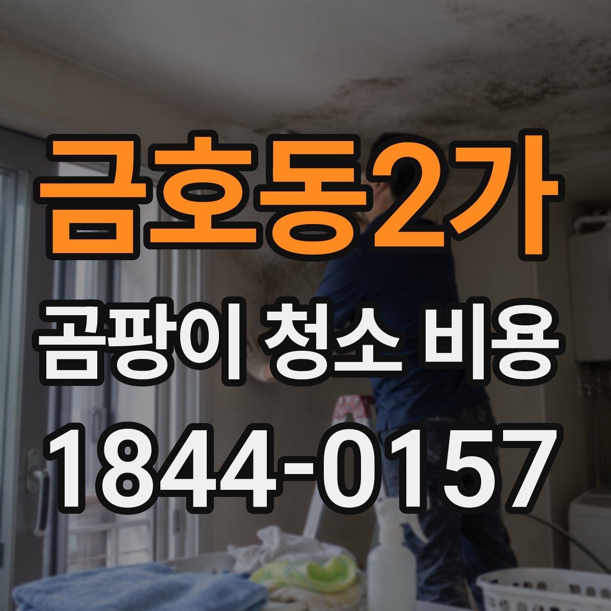 금호동2가 곰팡이 청소 비용 천장 누수 흔적이 있을 때