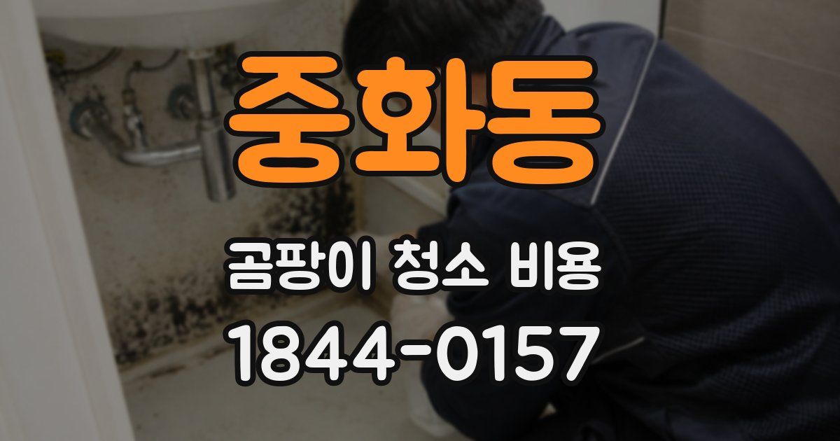 중화동 곰팡이 청소 비용