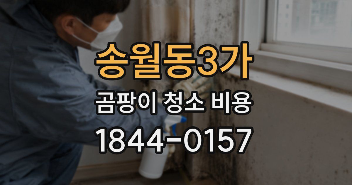 송월동3가 곰팡이 청소 비용
