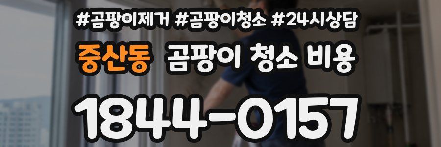 중산동 곰팡이 청소 비용