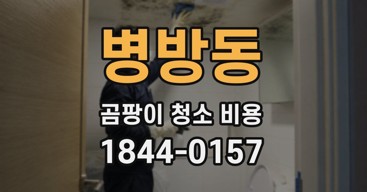 병방동 곰팡이 청소 비용