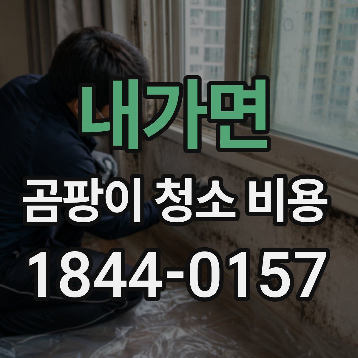 내가면 곰팡이 청소 비용 넓은 면적 청소 전 체크 항목