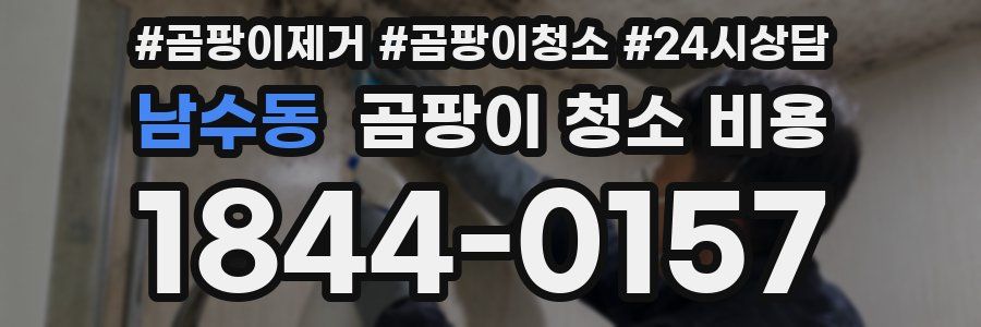 남수동 곰팡이 청소 비용