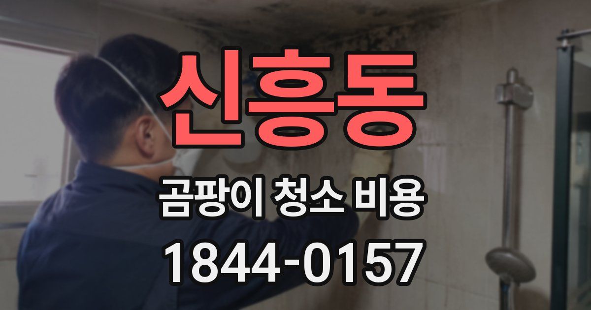 신흥동 곰팡이 청소 비용