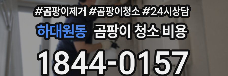 하대원동 곰팡이 청소 비용
