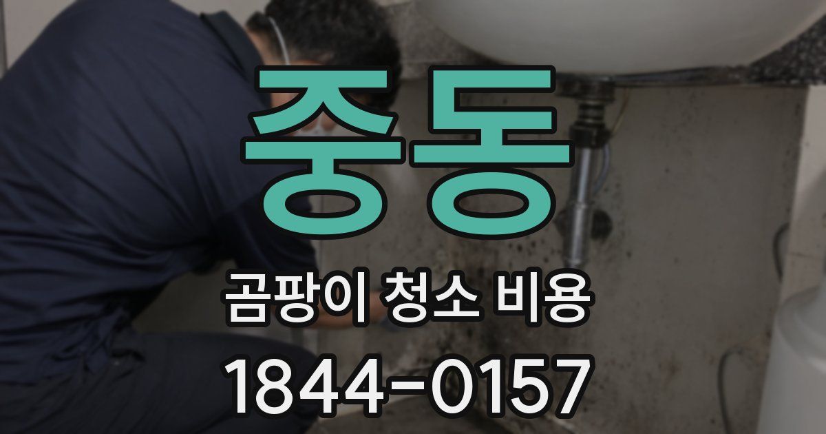 중동 곰팡이 청소 비용