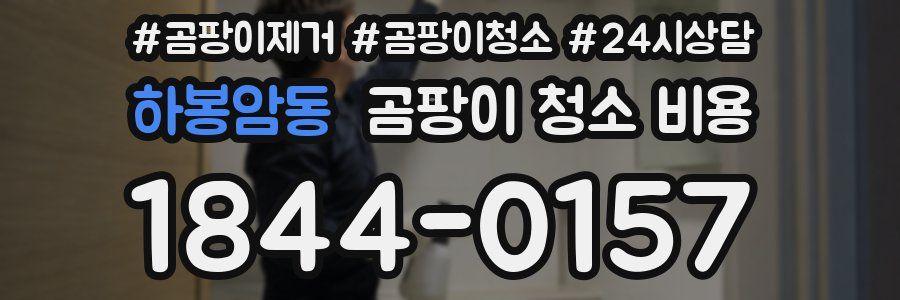 하봉암동 곰팡이 청소 비용
