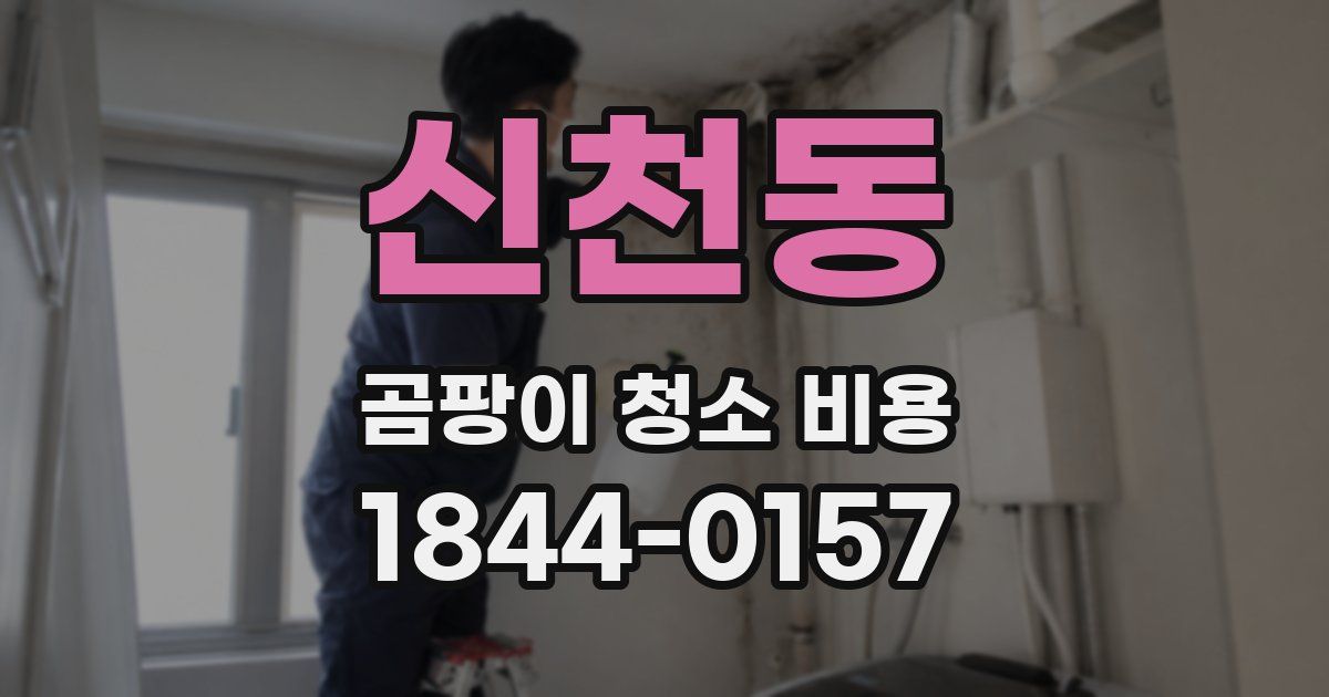 신천동 곰팡이 청소 비용