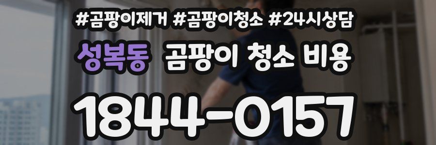 성복동 곰팡이 청소 비용
