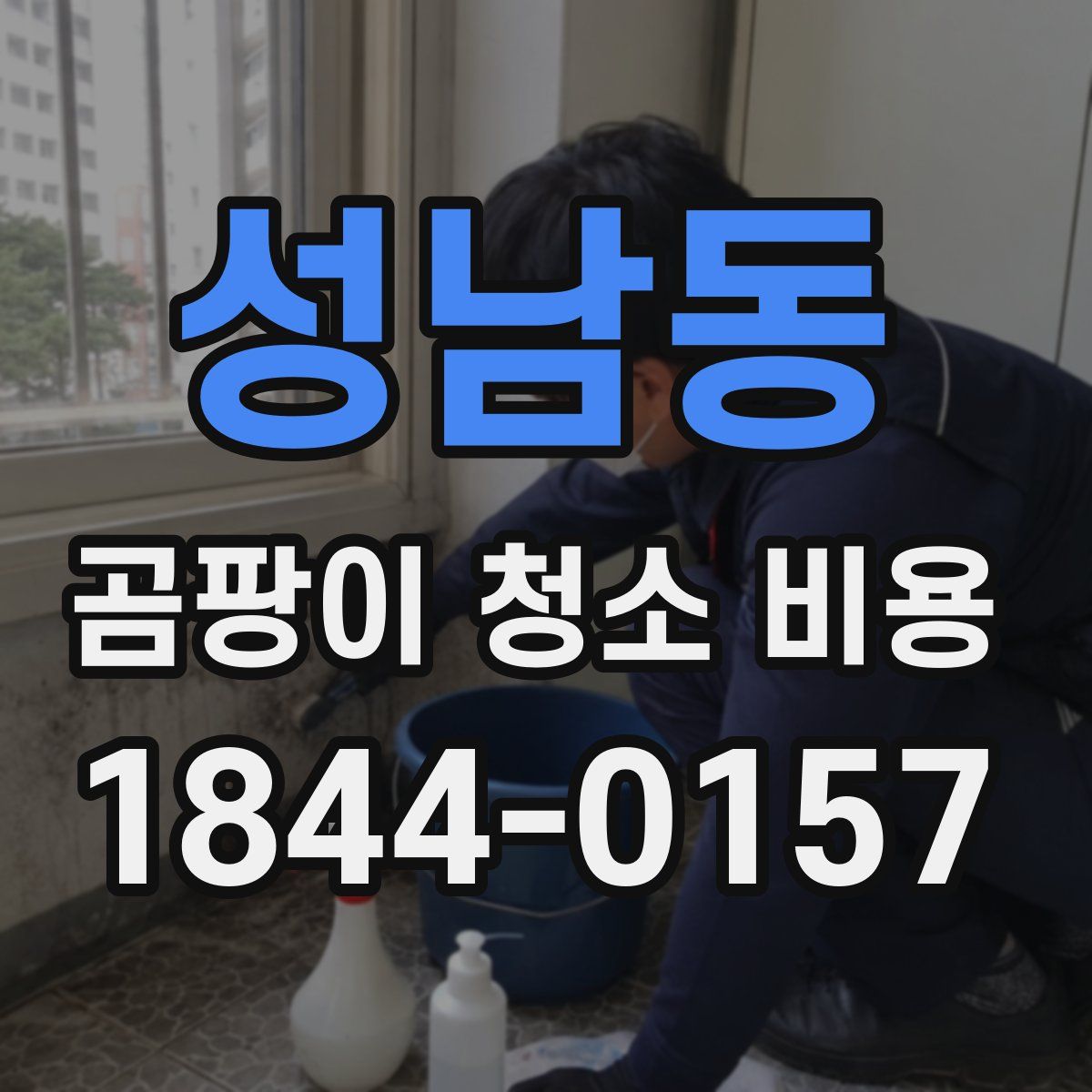 성남동 곰팡이 청소 비용