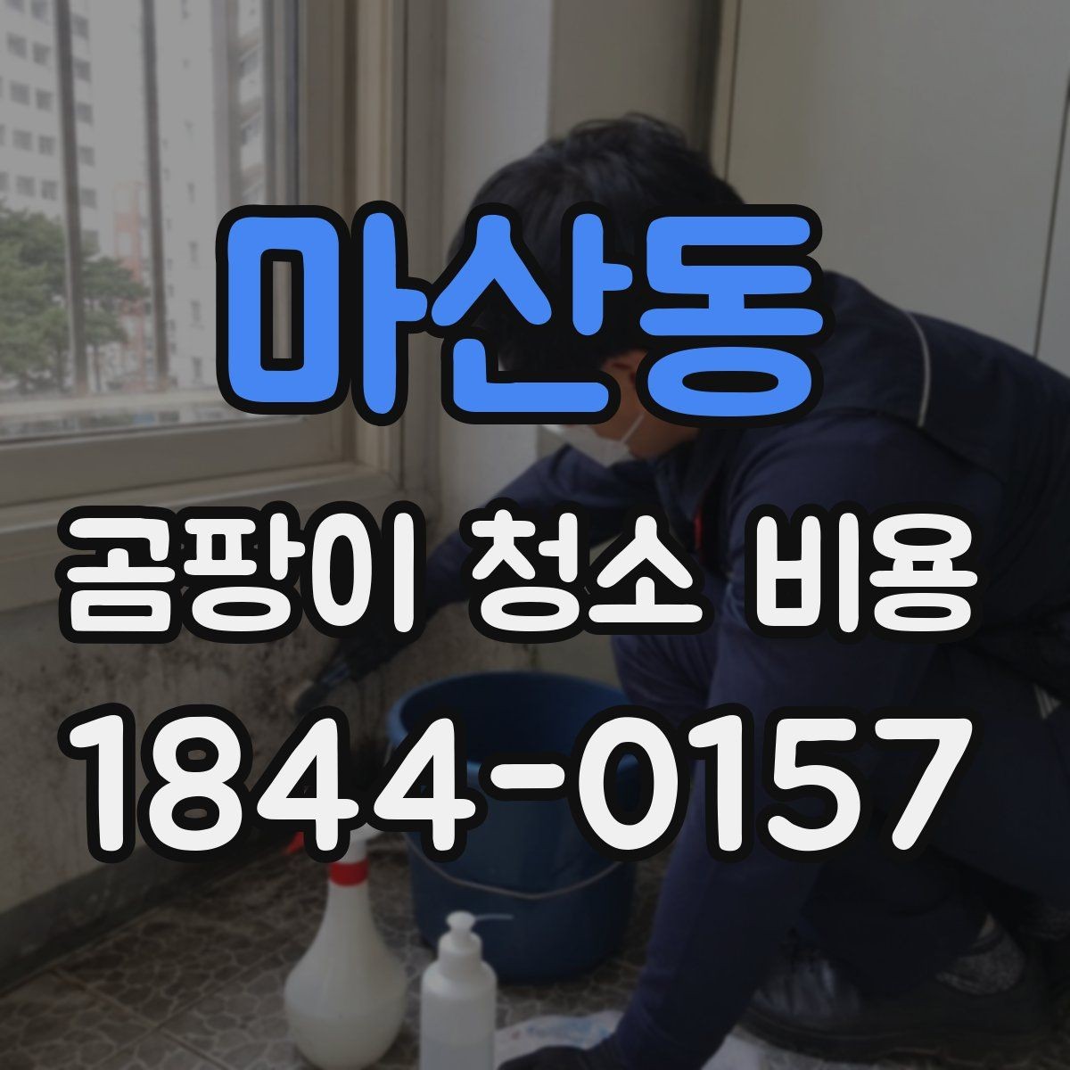 마산동 곰팡이 청소 비용 침실과 거실의 작업 범위가 다른 이유