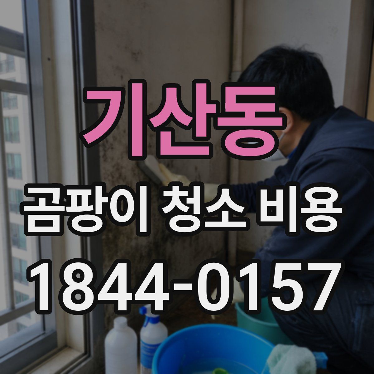 기산동 곰팡이 청소 비용
