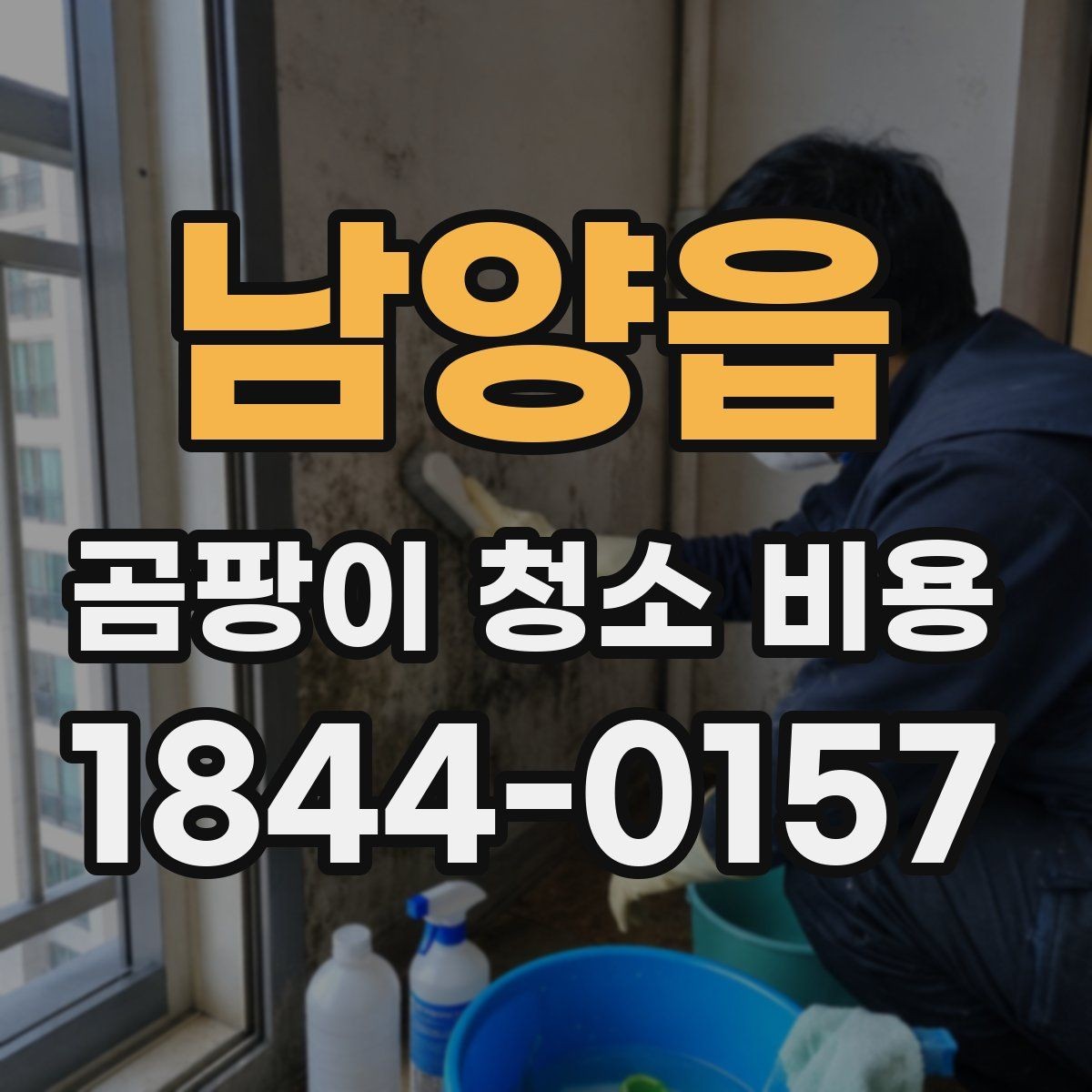 남양읍 곰팡이 청소 비용 면적은 어떻게 재나