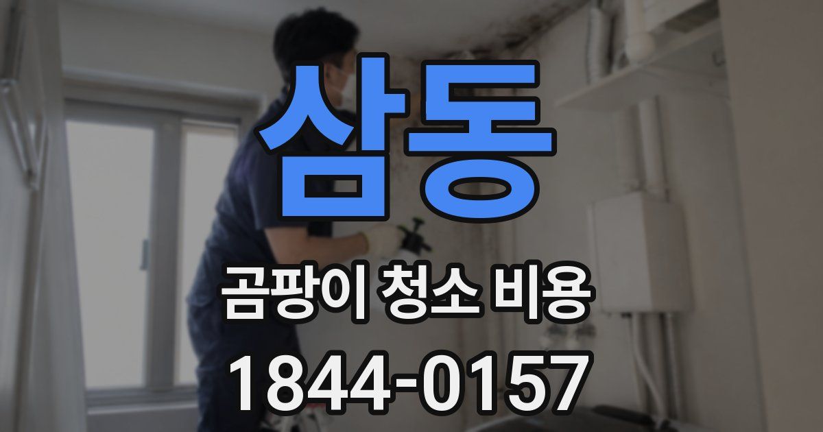 삼동 곰팡이 청소 비용