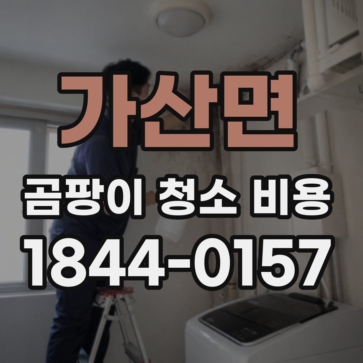 가산면 곰팡이 청소 비용 장비 사용 여부에 따라 차이 나는 부분
