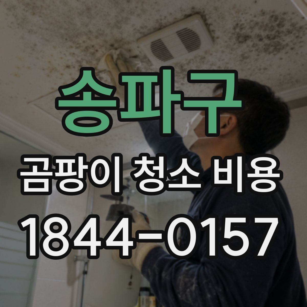 송파구 곰팡이 청소 비용 천장 누수 흔적이 있을 때