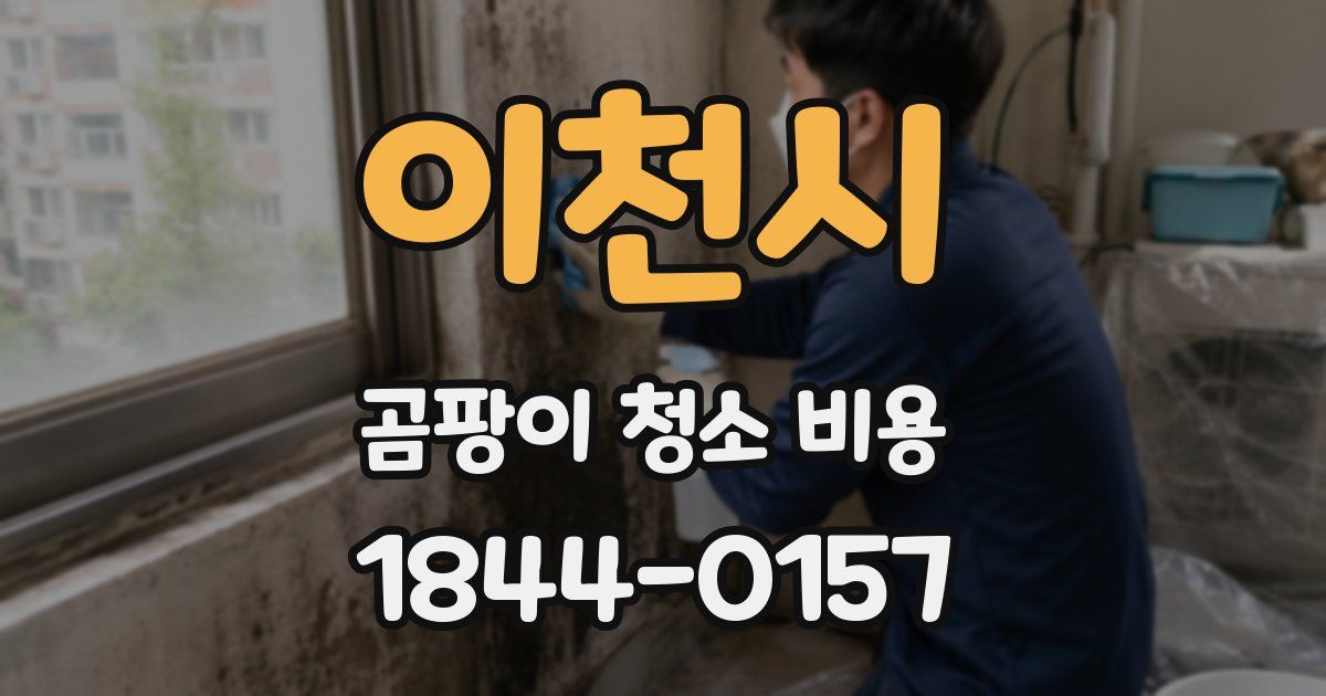 이천시 곰팡이 청소 비용