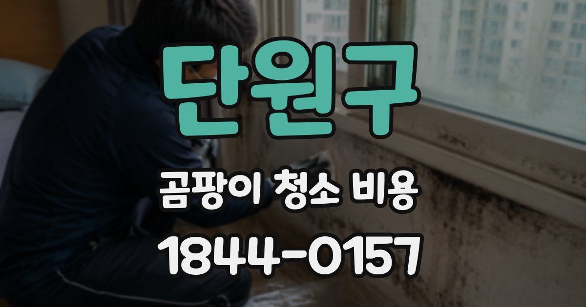 단원구 곰팡이 청소 비용