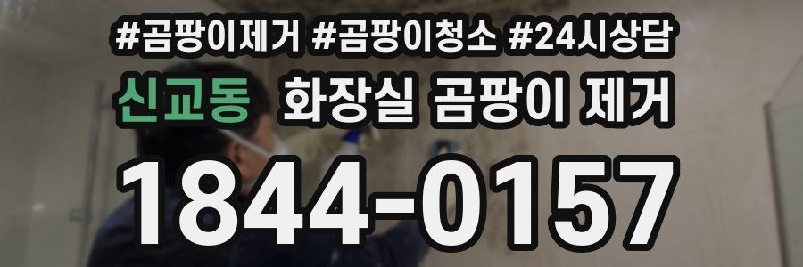 신교동 화장실 곰팡이 제거