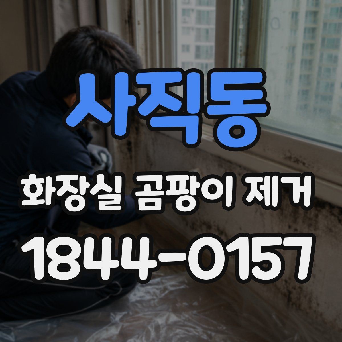 사직동 화장실 곰팡이 제거 배수구 주변 검은 자국 확인 포인트