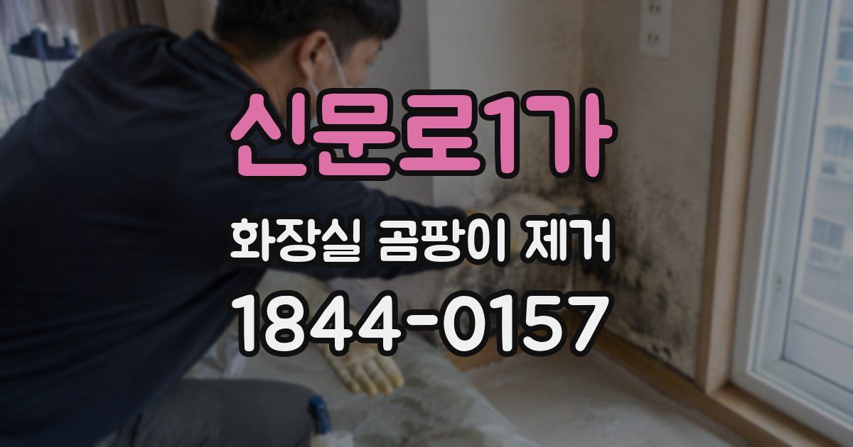 신문로1가 화장실 곰팡이 제거