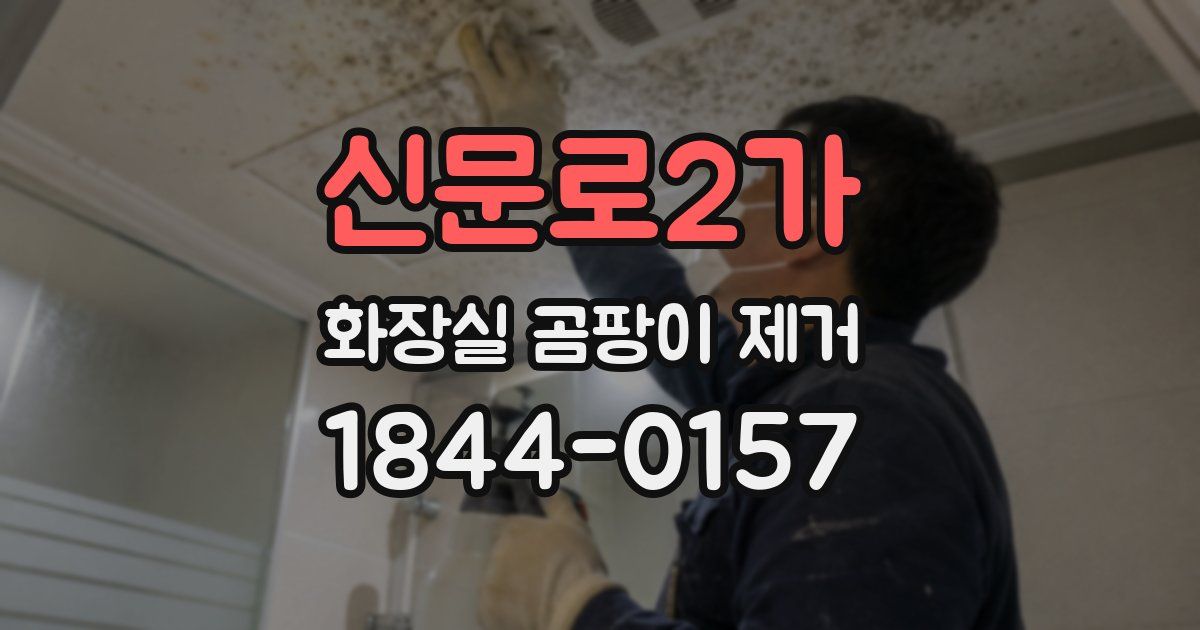 신문로2가 화장실 곰팡이 제거