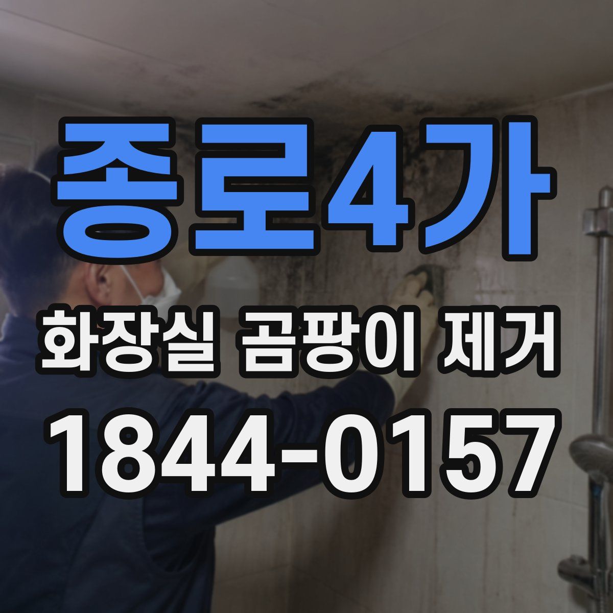 종로4가 화장실 곰팡이 제거