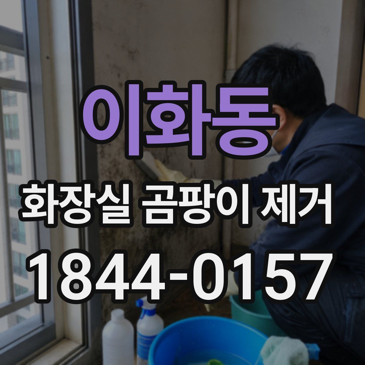 이화동 화장실 곰팡이 제거