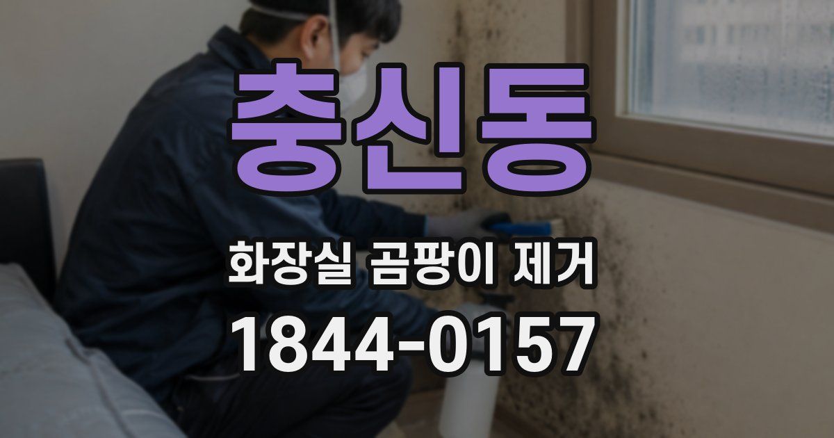 충신동 화장실 곰팡이 제거