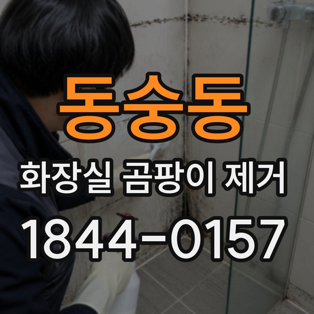 동숭동 화장실 곰팡이 제거 전후 차이가 확실한 청소 사례 보기