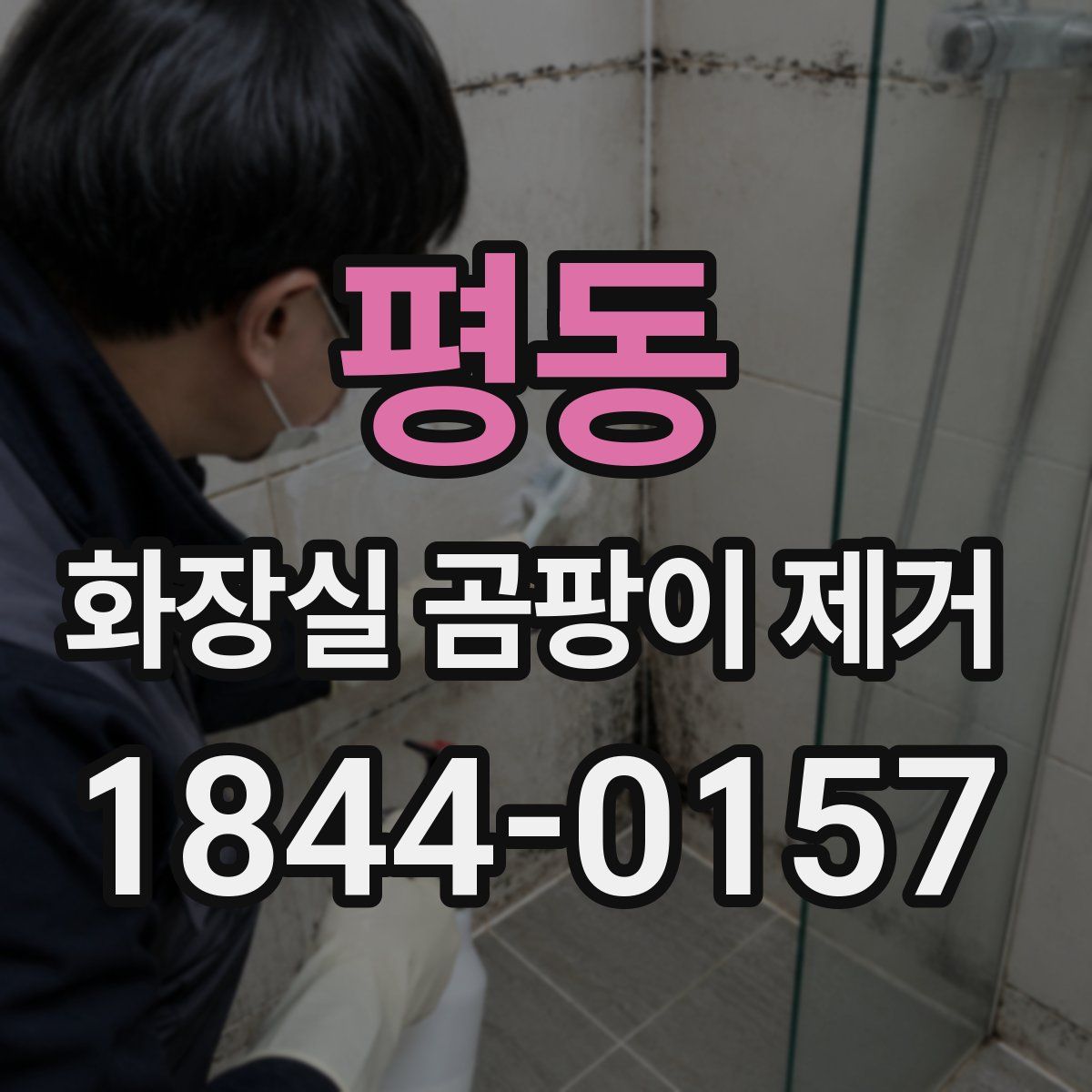 평동 화장실 곰팡이 제거