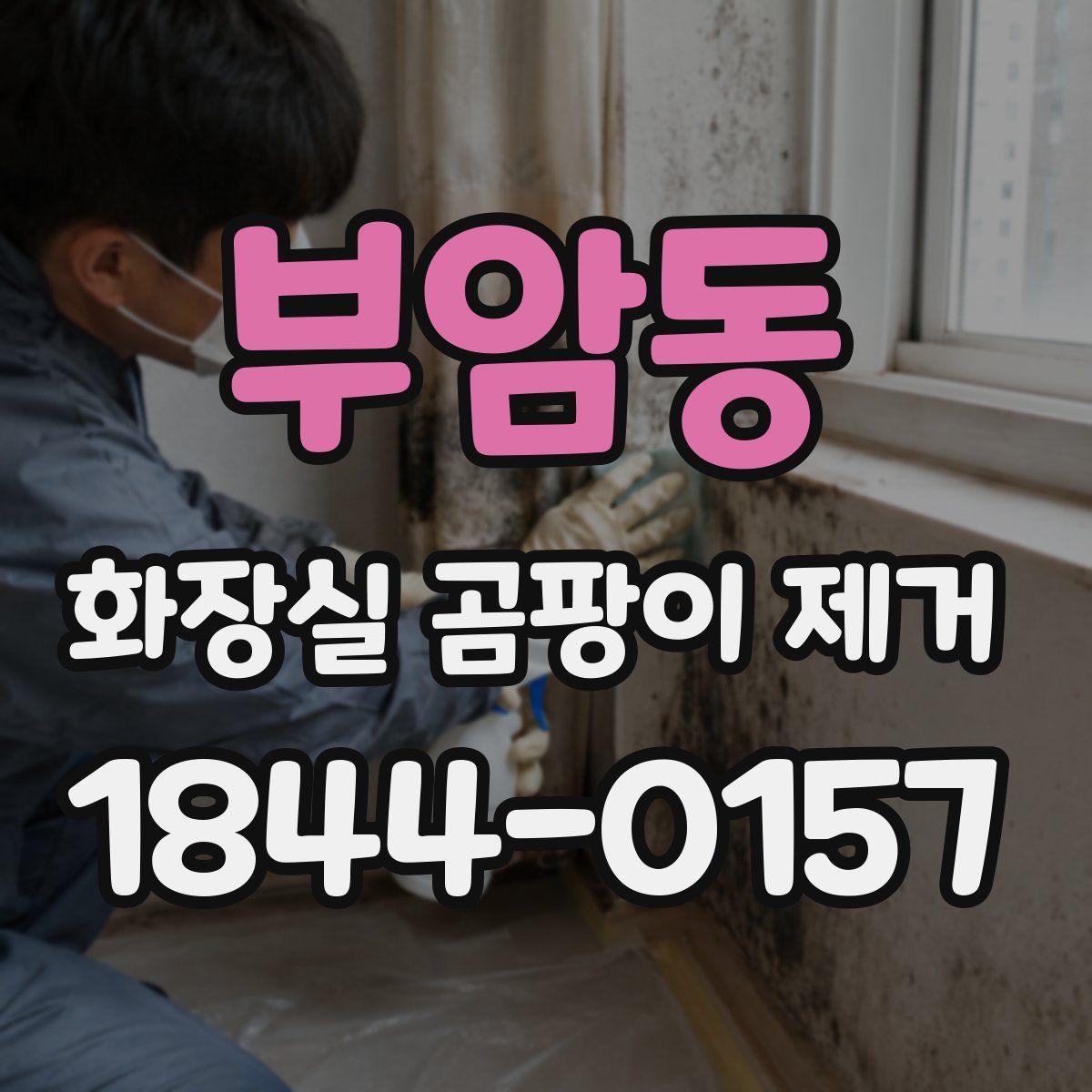 부암동 화장실 곰팡이 제거