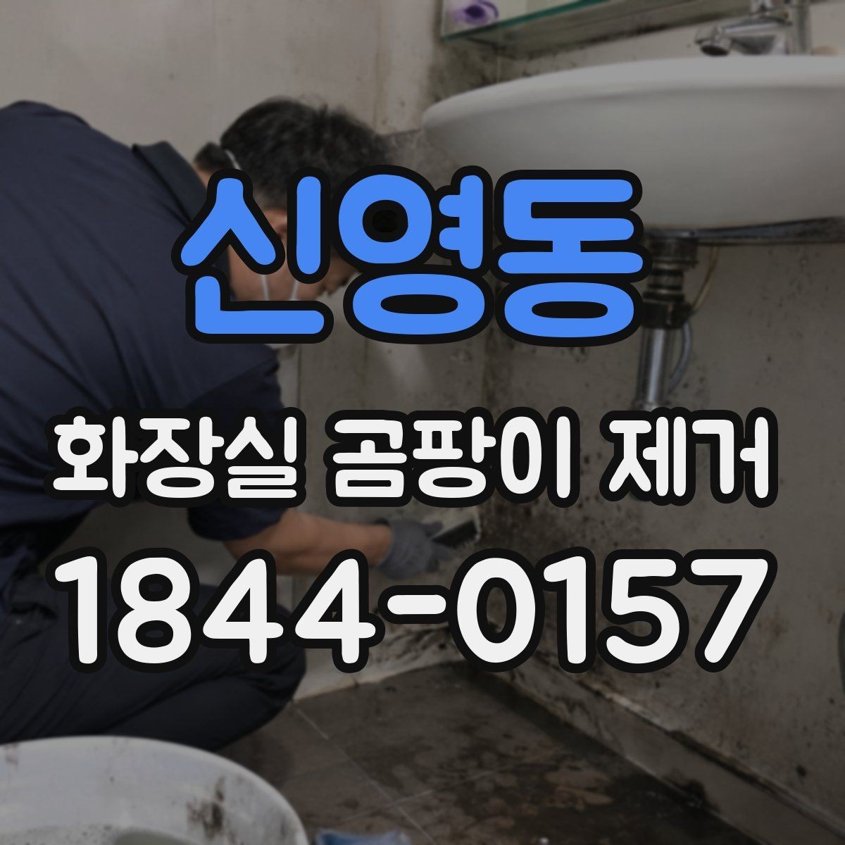 신영동 화장실 곰팡이 제거 천장과 벽 경계부를 먼저 보는 이유