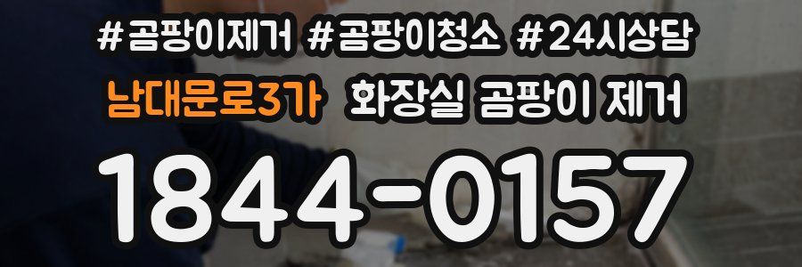 남대문로3가 화장실 곰팡이 제거