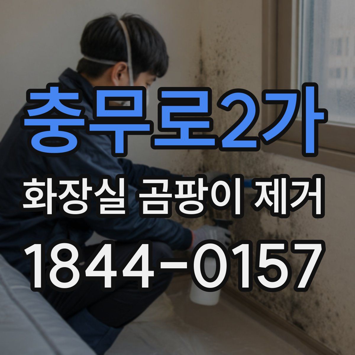 충무로2가 화장실 곰팡이 제거